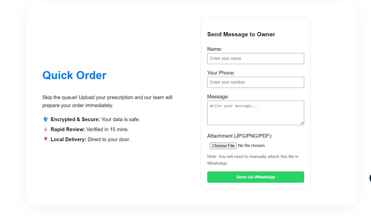 Astha order page preview